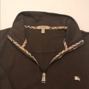 burberry half zip